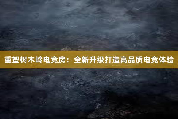 重塑树木岭电竞房：全新升级打造高品质电竞体验